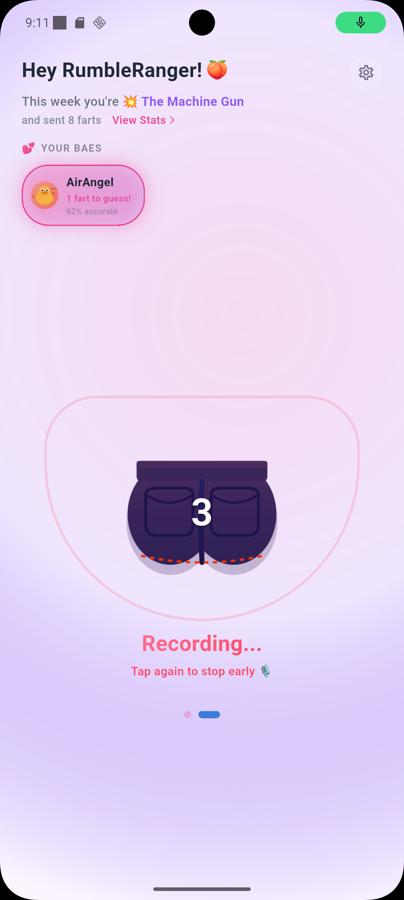 Record your fart